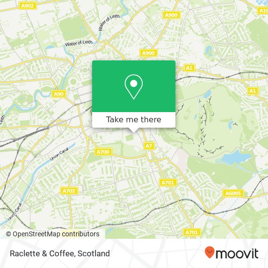 Raclette & Coffee map
