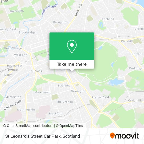 St Leonard's Street Car Park map