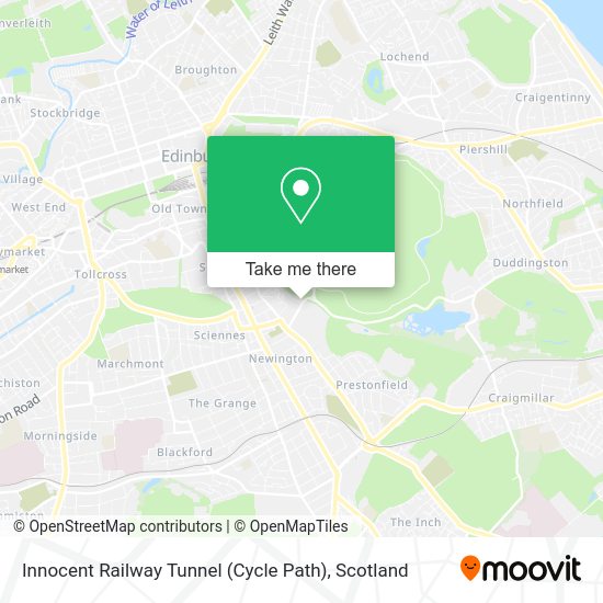 Innocent Railway Path Map How To Get To Innocent Railway Tunnel (Cycle Path) In Edinburgh By Bus,  Train Or Light Rail?