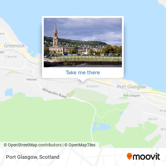 Port Glasgow map