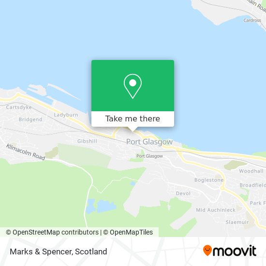 Marks & Spencer map