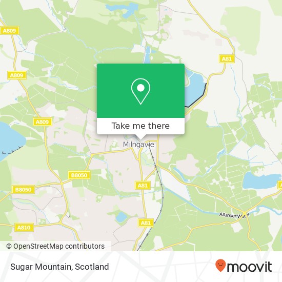 Sugar Mountain map