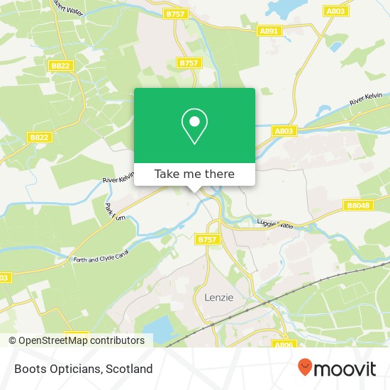 Boots Opticians map