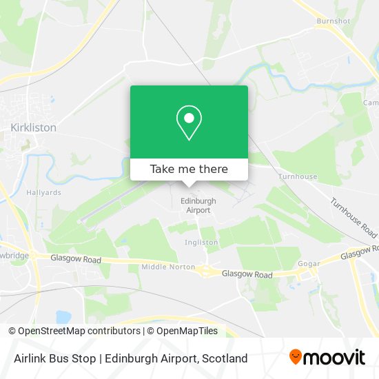 Airlink Bus Stop | Edinburgh Airport map