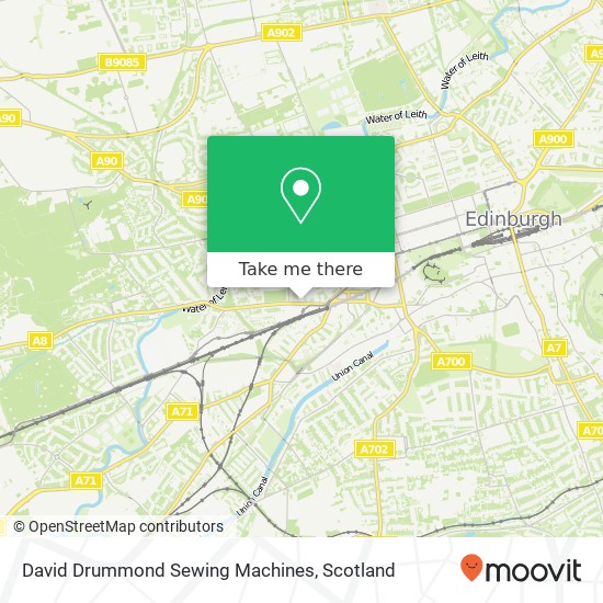 David Drummond Sewing Machines map
