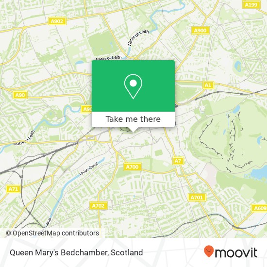 Queen Mary's Bedchamber map