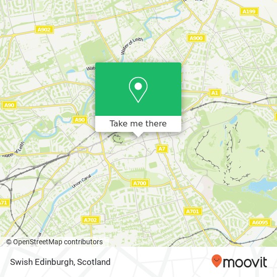 Swish Edinburgh map