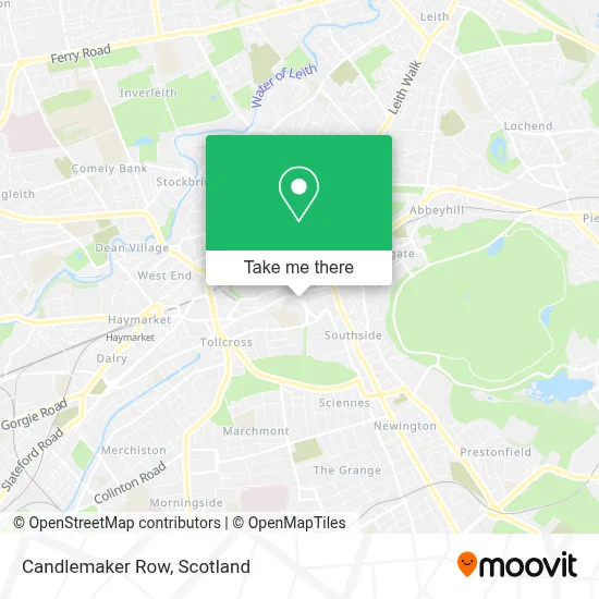 Candlemaker Row map