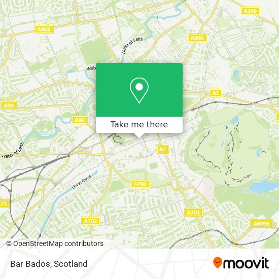 Bar Bados map