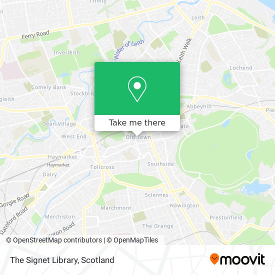 The Signet Library map