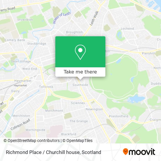 Richmond Place / Churchill house map