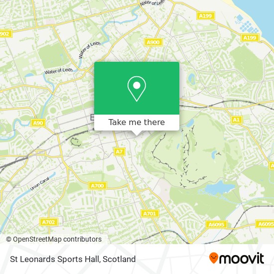 St Leonards Sports Hall map