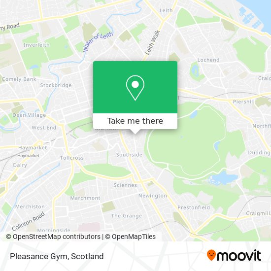 Pleasance Gym map