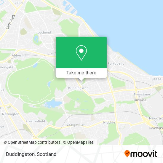 Duddingston map