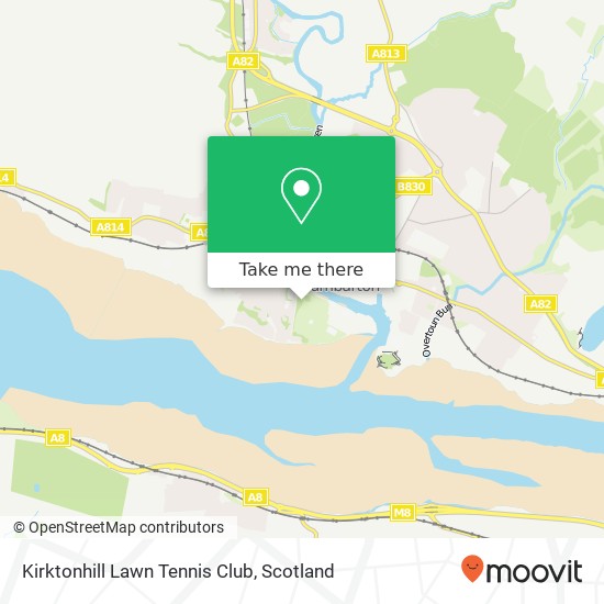 Kirktonhill Lawn Tennis Club map