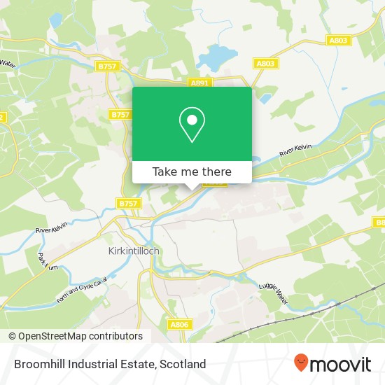 Broomhill Industrial Estate map
