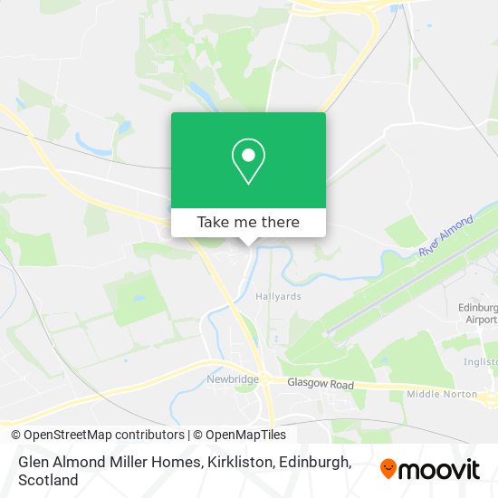 Glen Almond Miller Homes, Kirkliston, Edinburgh map