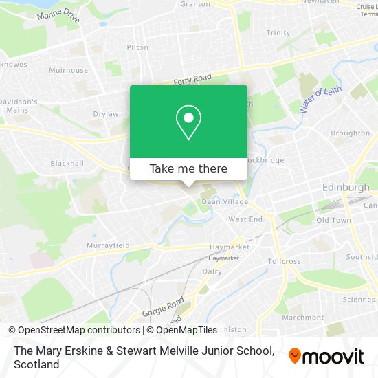 The Mary Erskine & Stewart Melville Junior School map