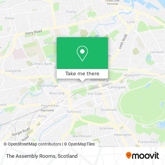 The Assembly Rooms map