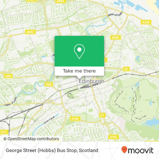 George Street (Hobbs) Bus Stop map