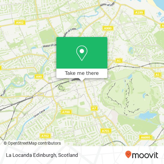 La Locanda Edinburgh map