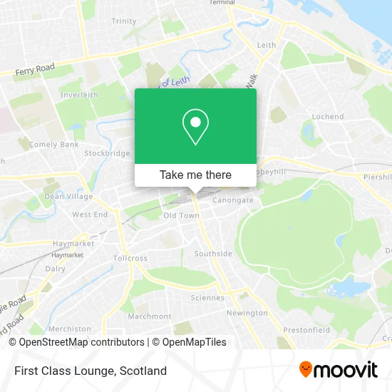 First Class Lounge map