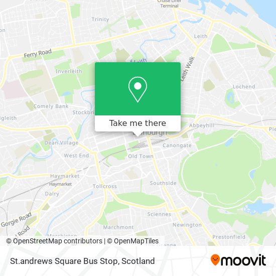 St.andrews Square Bus Stop map