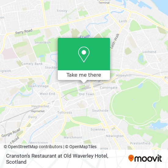 Cranston's Restaurant at Old Waverley Hotel map