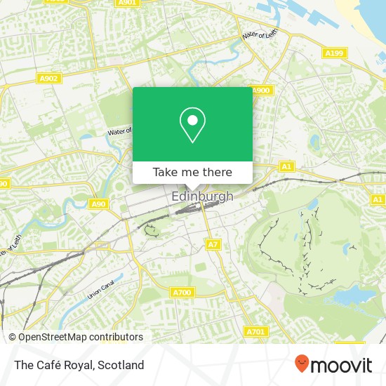 The Café Royal map
