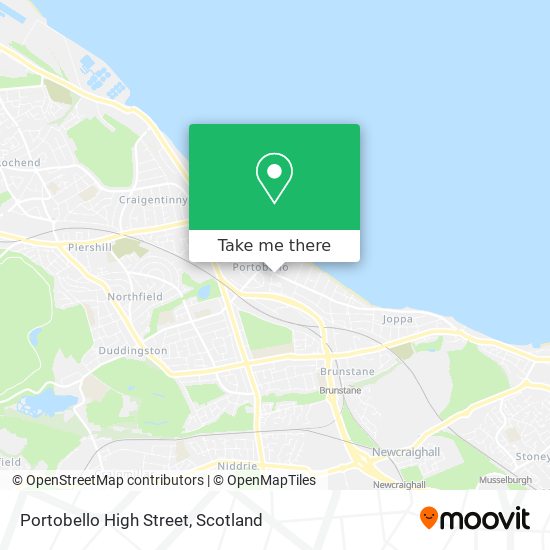 Portobello High Street map