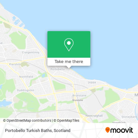 Portobello Turkish Baths map