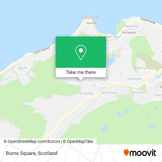 Burns Square map