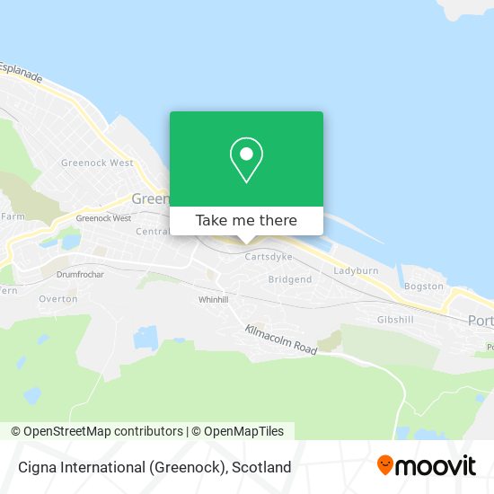 Cigna International (Greenock) map