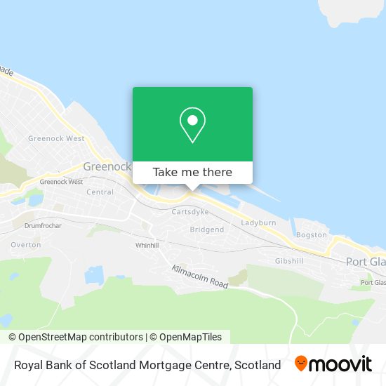 Royal Bank of Scotland Mortgage Centre map