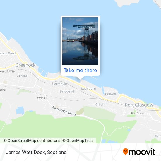 James Watt Dock map