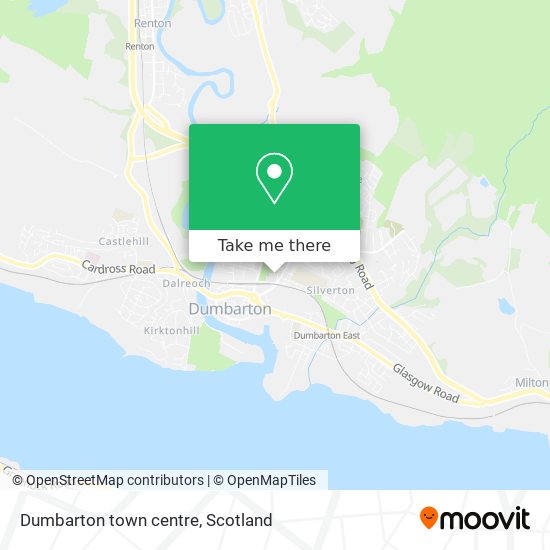 Dumbarton town centre map