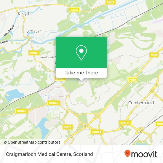 Craigmarloch Medical Centre map