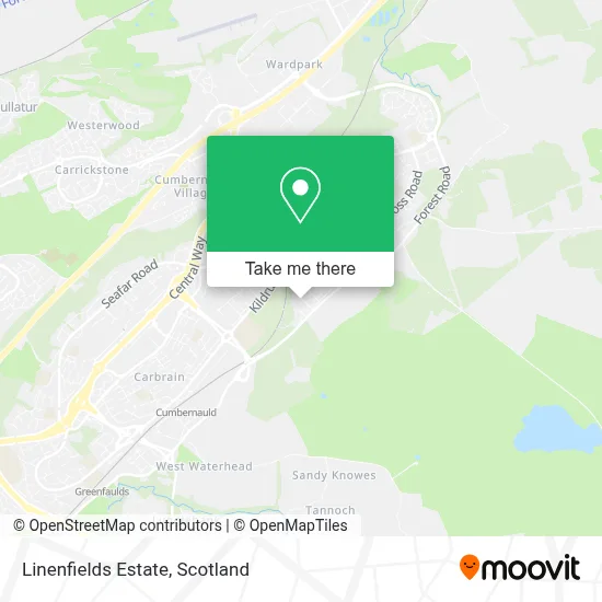 Linenfields Estate map