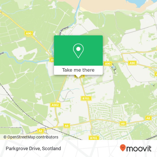 Parkgrove Drive map
