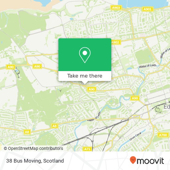 38 Bus Moving map