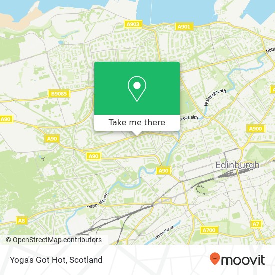 Yoga's Got Hot map
