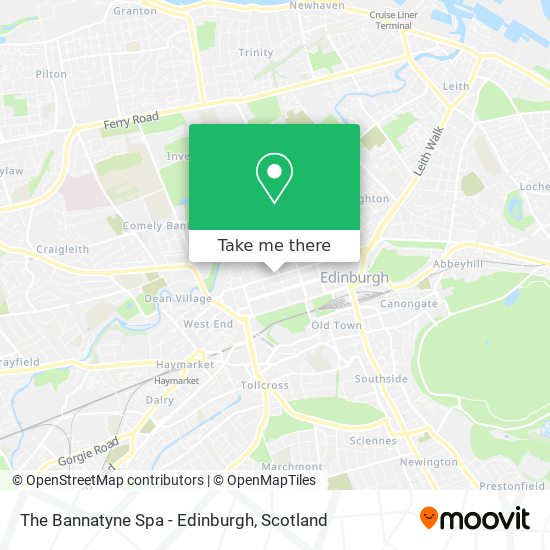 The Bannatyne Spa - Edinburgh map