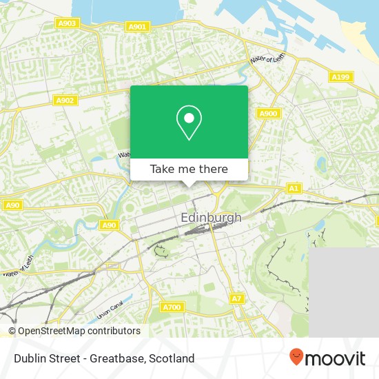 Dublin Street - Greatbase map