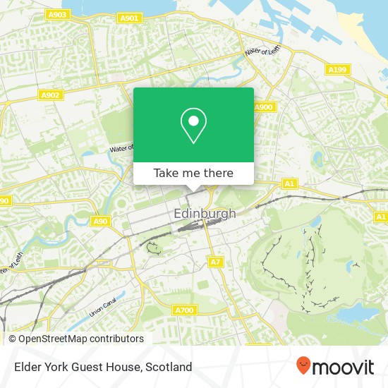 Elder York Guest House map