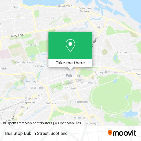 Bus Stop Dublin Street map