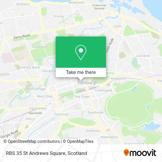 RBS 35 St Andrews Square map