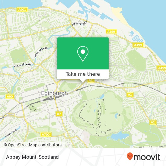 Abbey Mount map