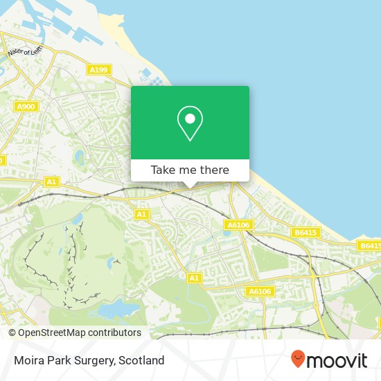 Moira Park Surgery map