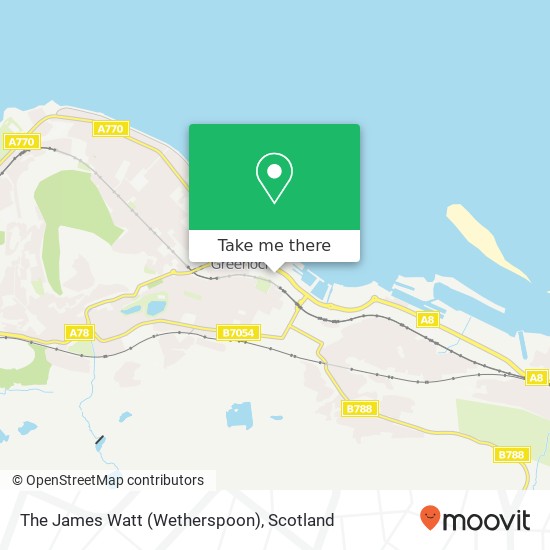 The James Watt (Wetherspoon) map