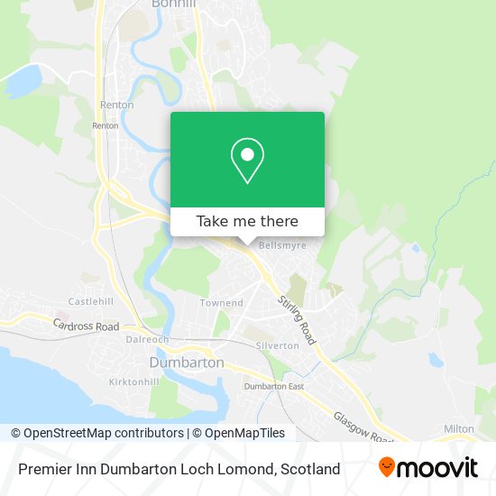 Premier Inn Dumbarton Loch Lomond map